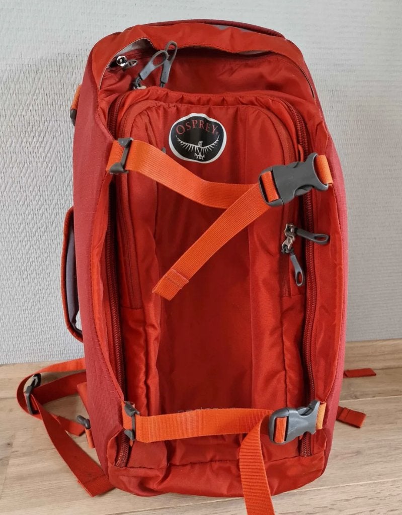 Osprey Sojourn Porter 46L - Orange, Ophalen, 40 tot 60 cm, 30 cm of meer, Gebruikt