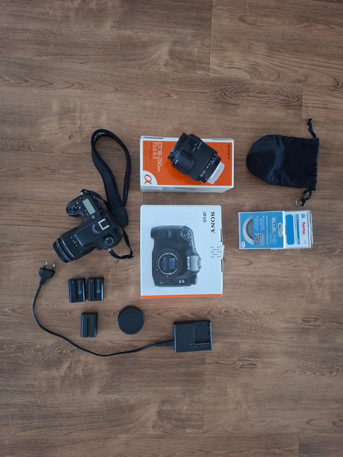 Sony Alpha A68 Spiegelreflexcamera zeer uitgebreide set, Audio, Tv en Foto, Fotocamera's Digitaal, Spiegelreflex, Ophalen of Verzenden