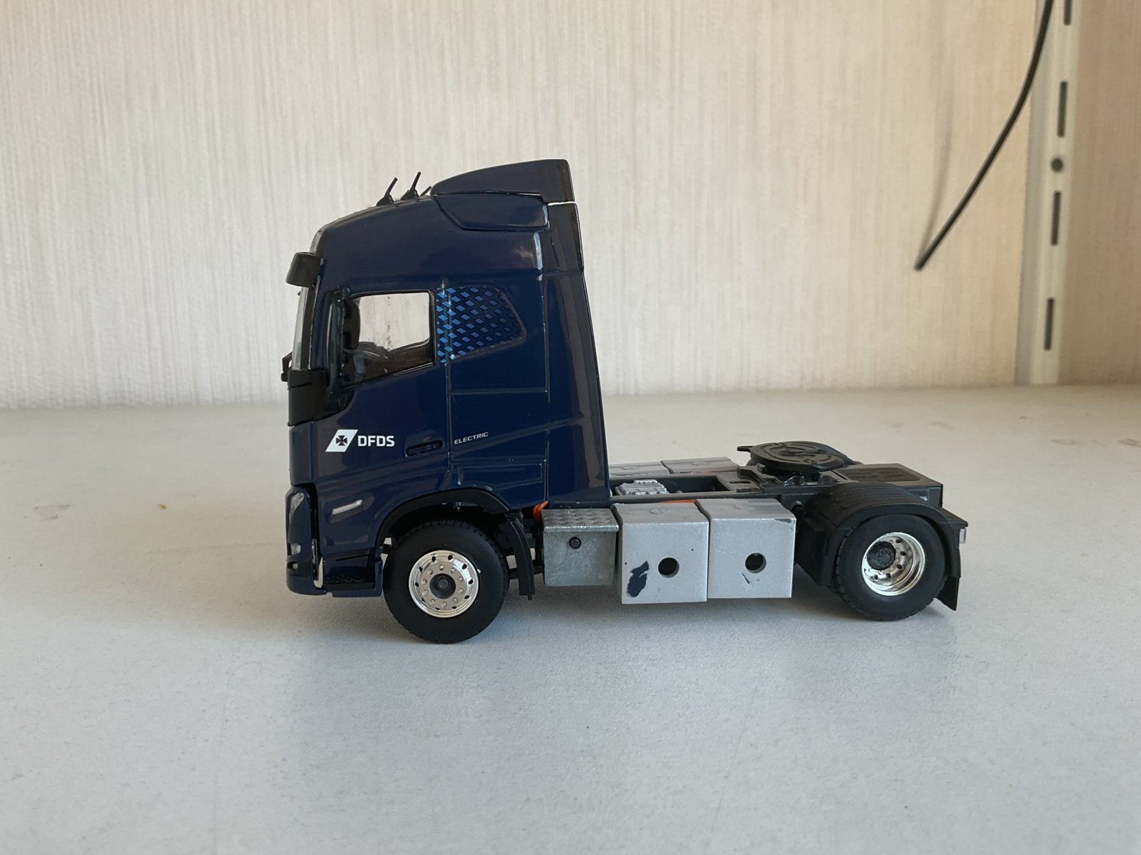 Wsi Volvo elektrisch blauw, Ophalen of Verzenden, Zo goed als nieuw, Bus of Vrachtwagen, Wsi
