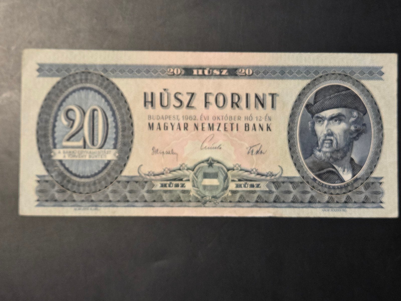 Hungary 20 forint 1962 XF, Ophalen of Verzenden, Hongarije