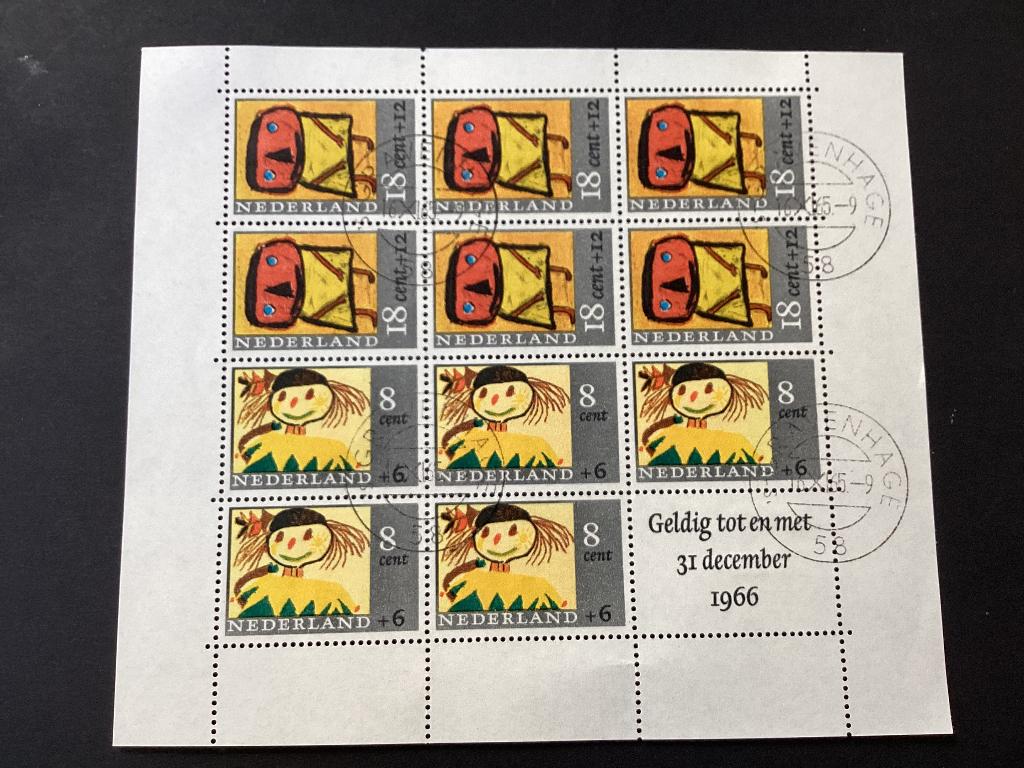 1965. Kinderzegels, 854, Postzegels en Munten, Postzegels | Nederland, Verzenden, Na 1940, Gestempeld