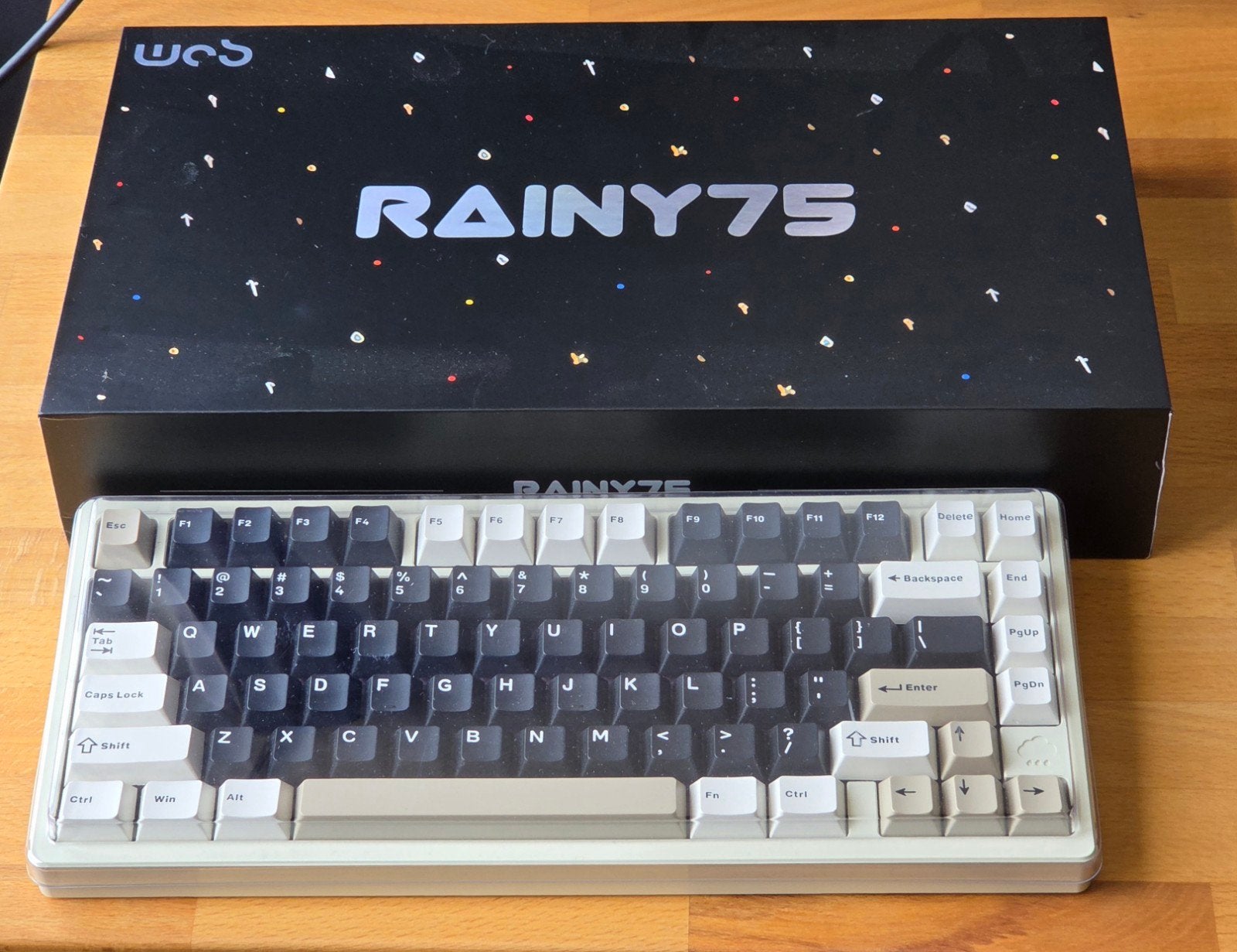 Wobkey Rainy 75 mechanisch toetsenbord, Computers en Software, Toetsenborden, Ophalen of Verzenden, Zo goed als nieuw, Draadloos
