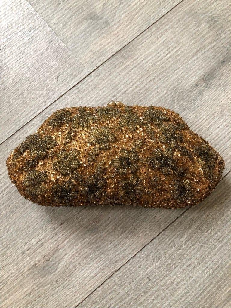 Vintage clutch, Ophalen of Verzenden, Zo goed als nieuw, Avondtasje