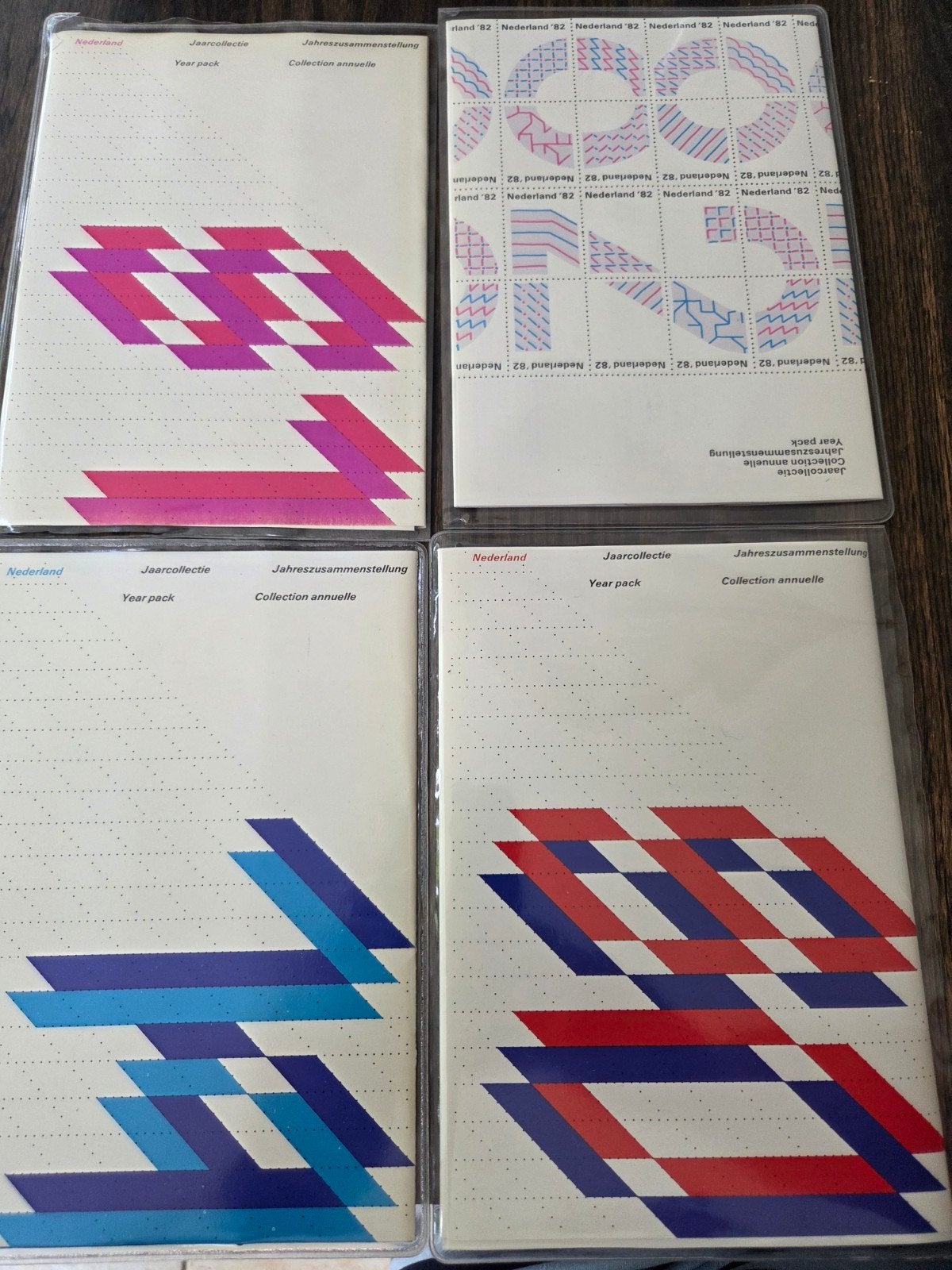 Nederland Jaarcollectie Postzegels '79, '80,'81,'82 - 4 Stuk, Postzegels en Munten, Ophalen of Verzenden, Na 1940, Postfris