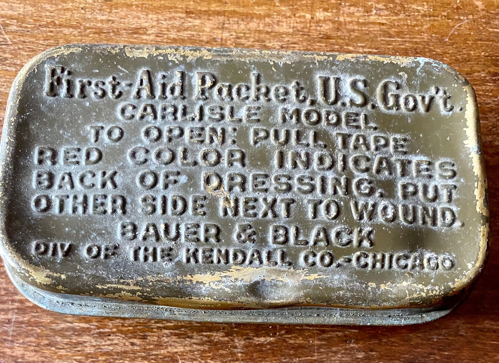 US Army First Aid Packet, Carlisle Model Tweede Wereldoorlog, Verzamelen, Verzenden, Landmacht, Amerika, Overige typen