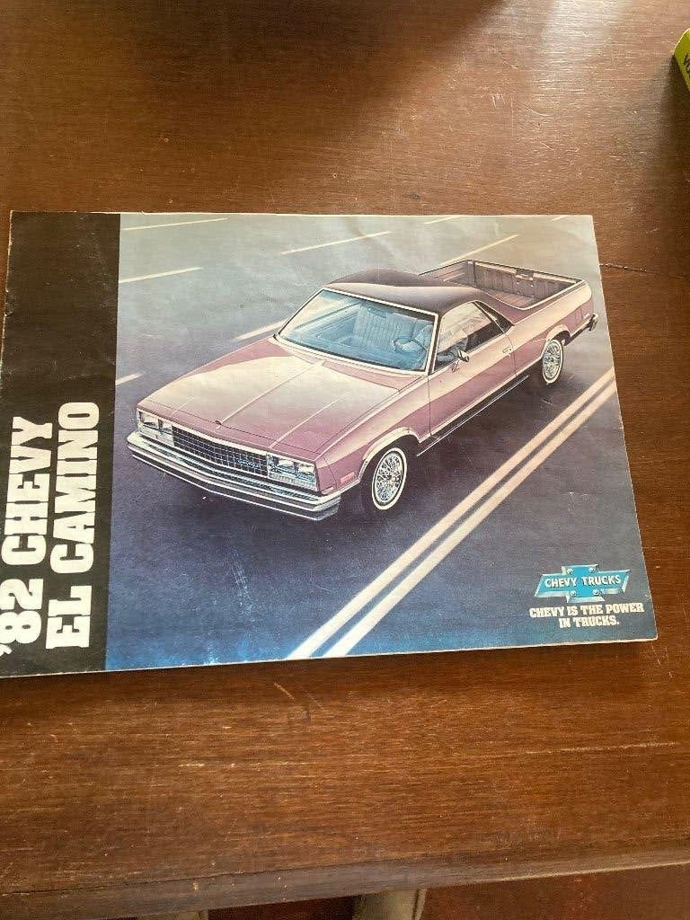 Originele '82 Chevy El Camino brochure, Boeken, Auto's | Folders en Tijdschriften, Zo goed als nieuw, Chevrolet, Ophalen of Verzenden