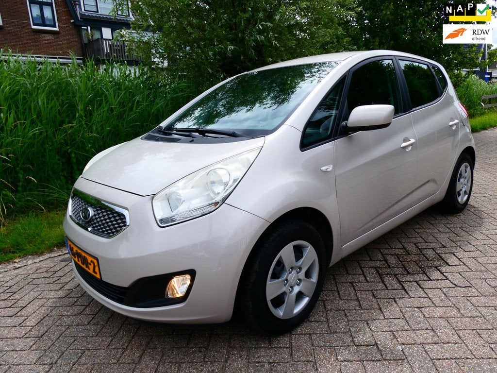 Kia Venga 1.4 CVVT Airco Cruise Navi Trekhaak 1300kg. Hoge i, Voorwielaandrijving, Euro 5, Stof, Gebruikt