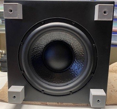 P12-300SB DF Subwoofer–Zwart Satijn (In goede Staat), Subwoofer, Zo goed als nieuw, Ophalen, 150 watt of meer
