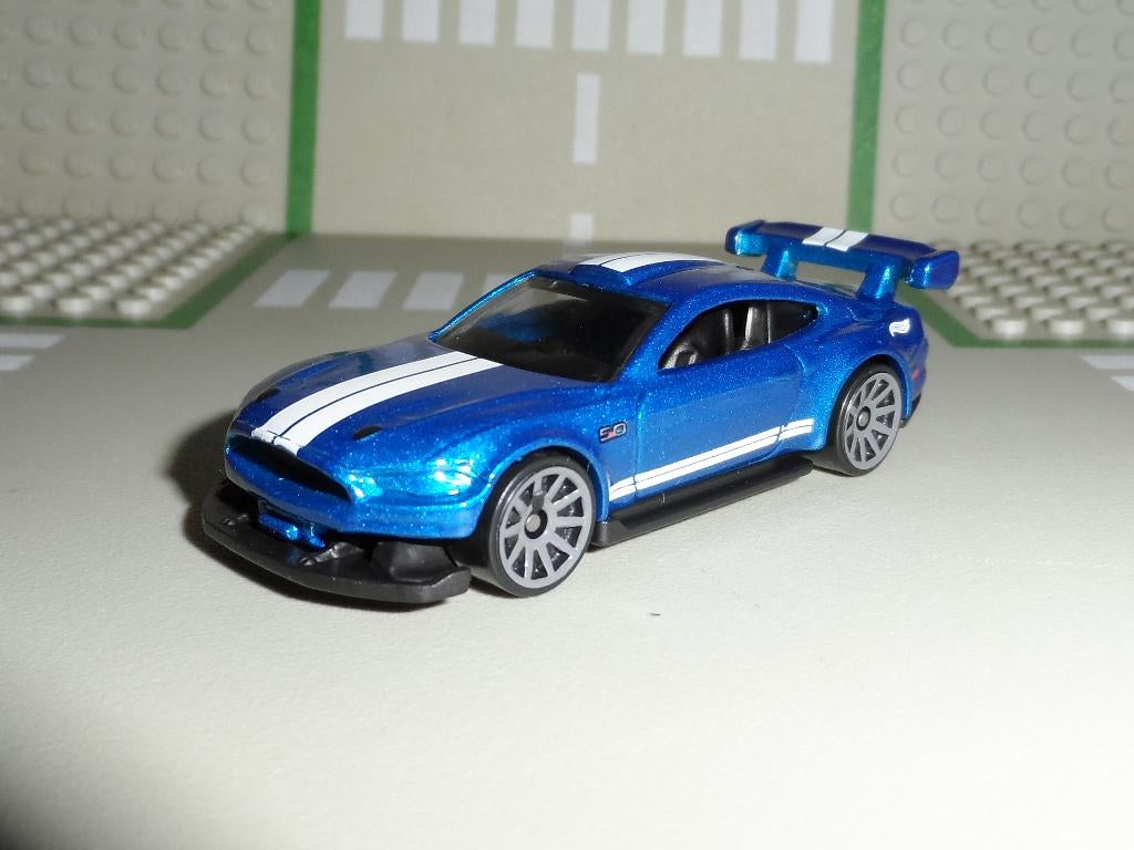 Hot Wheels - Custom '18 Ford Mustang GT (blauw) 1:64, Ophalen of Verzenden, Nieuw, Auto