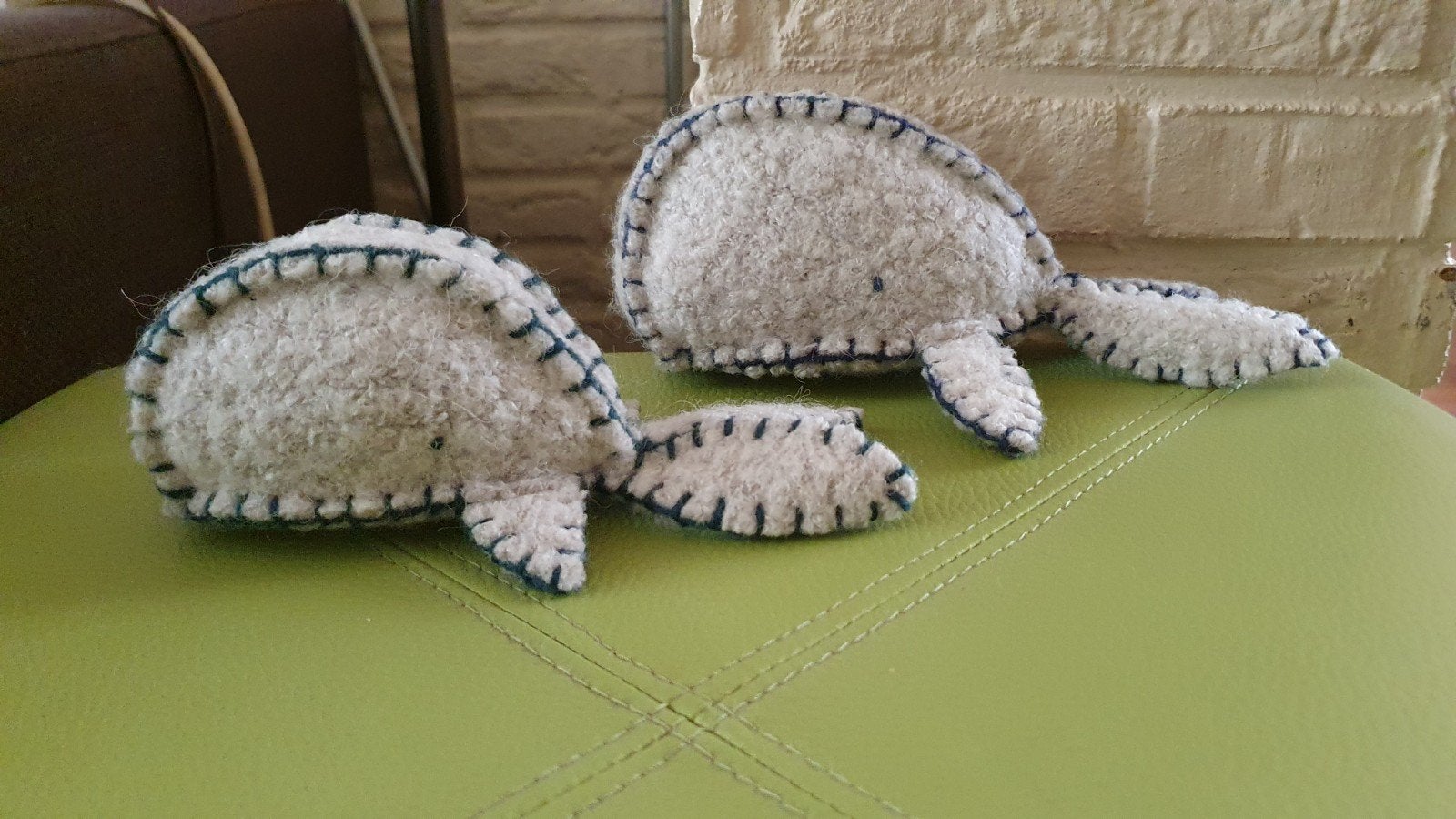2 Walvis knuffels., Ophalen of Verzenden, Zo goed als nieuw, Overige typen