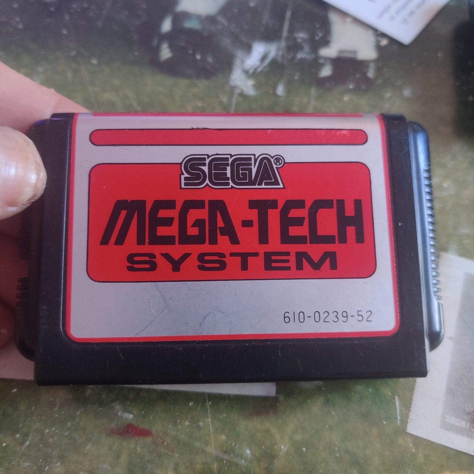 Sega Mega-Tech System Cartridge met Sonic en Tetris, Spelcomputers en Games, Games | Sega, Ophalen, Gebruikt, 1 speler, Platform
