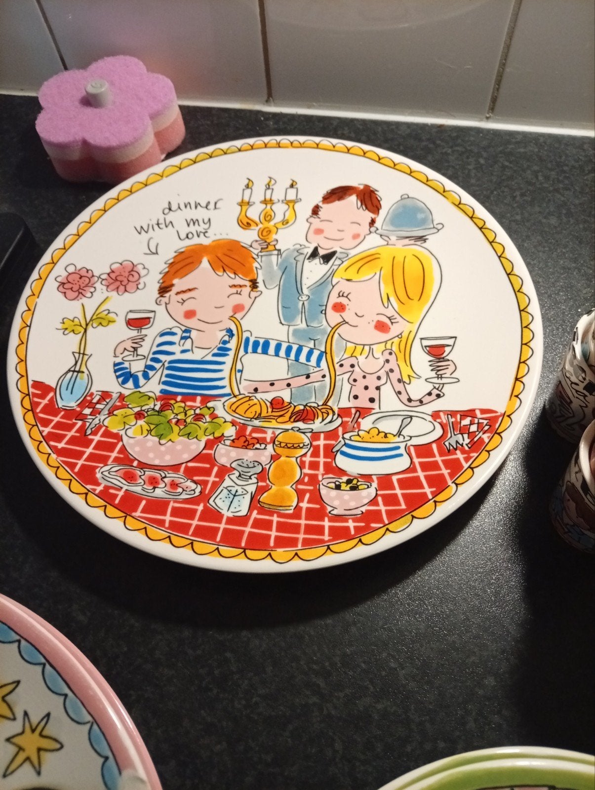 Blond Amsterdam servies, Huis en Inrichting, Keuken | Servies, Ophalen, Gebruikt, Aardewerk, Bord(en)
