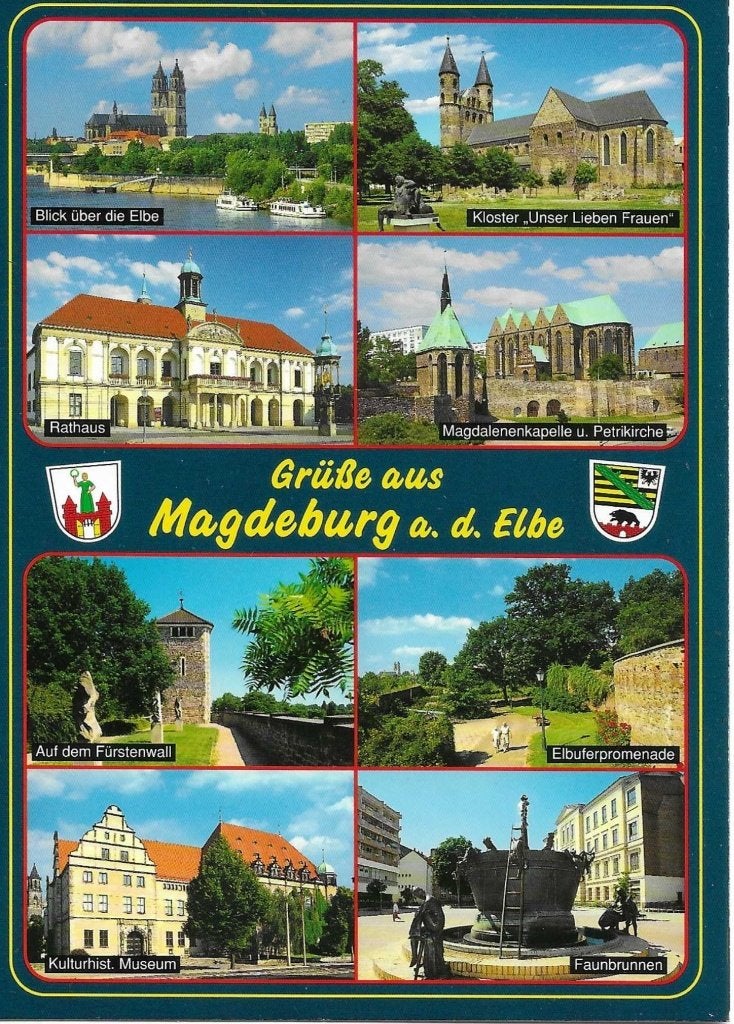 Magdeburg- -8-luik., Verzamelen, Ophalen of Verzenden, 1980 tot heden, Ongelopen, Duitsland