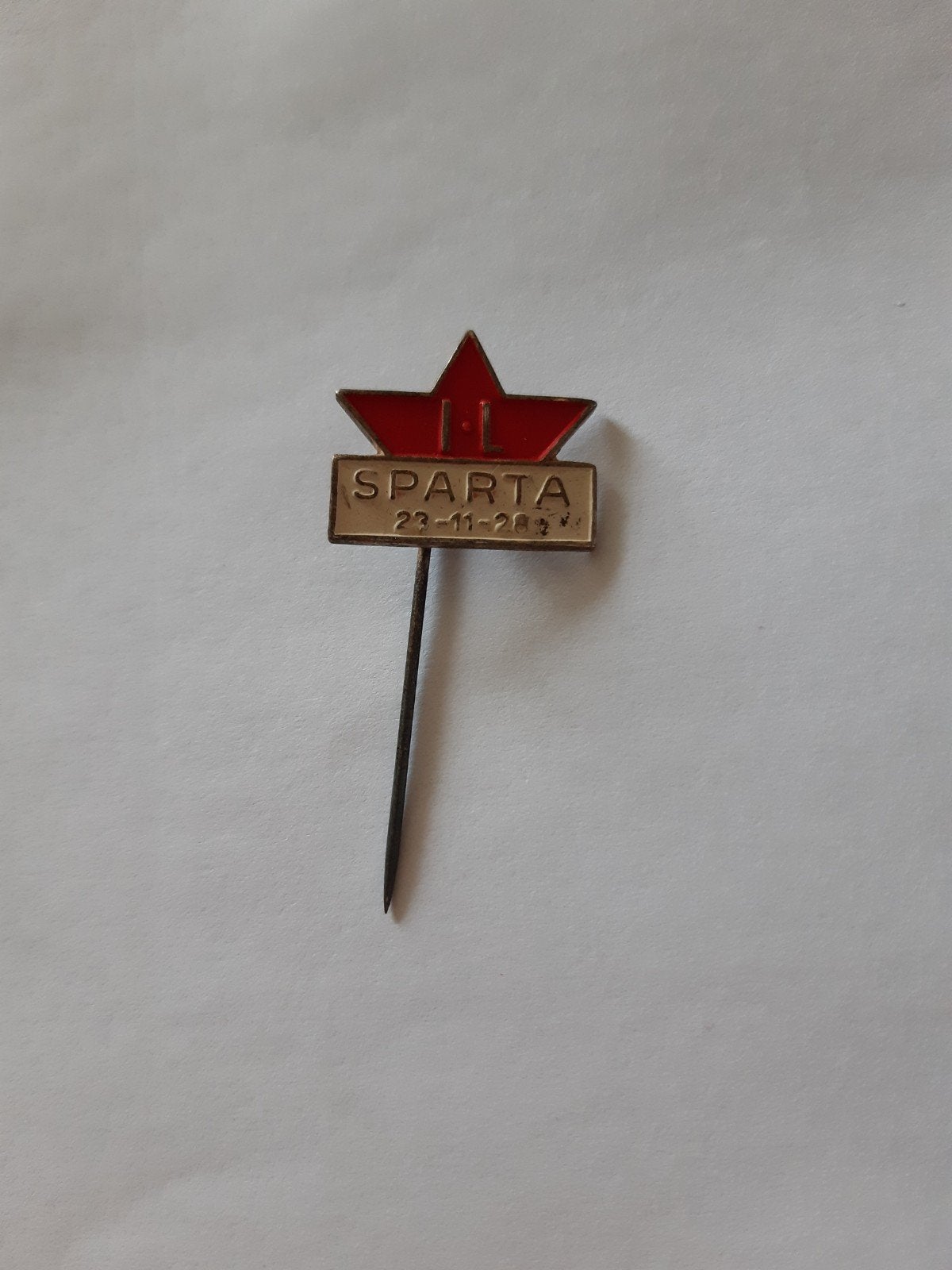 Speldje Sparta 23-11-28, Ophalen of Verzenden, Zo goed als nieuw, Sport, Speldje of Pin