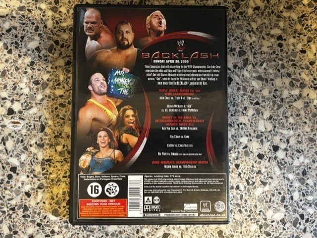 WWE Backlash 2006, Engels, Nederlands, Overige typen, Ophalen of Verzenden