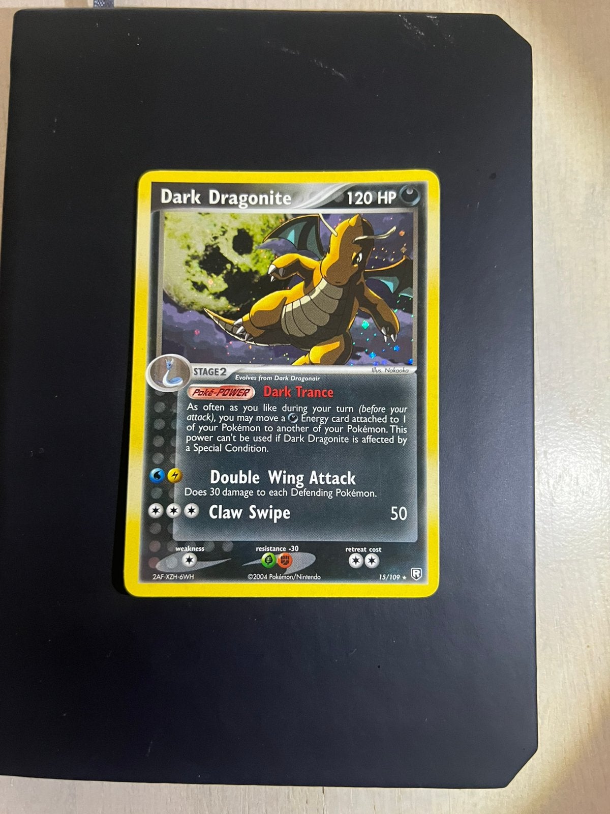 🐉 Dark Dragonite 15/109 – EX Team Rocket Returns (2004), Ophalen of Verzenden, Zo goed als nieuw, Losse kaart, Foil