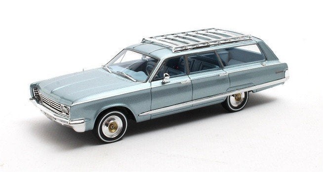 Chrysler T&C Crystal 1966 Blue Poly Metallic 1-43 Matrix Sca, Overige merken, Matrix Scale Models, Tschuiten@hotmail.com, Auto