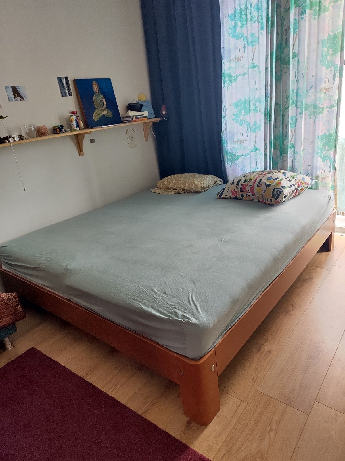 Auping elektrisch bed met of zonder Bambu matrassen, Ophalen, Bruin, Tweepersoons, 200 cm