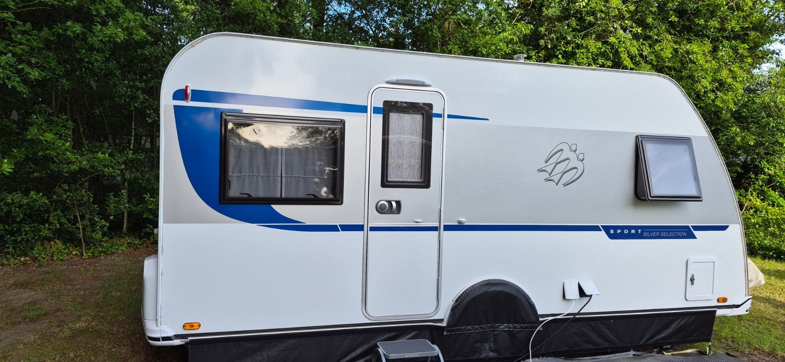 Knaus Sport Silver Selection 450 FU uitstekende staat., Rondzit, Frans bed, 750 - 1000 kg, Particulier