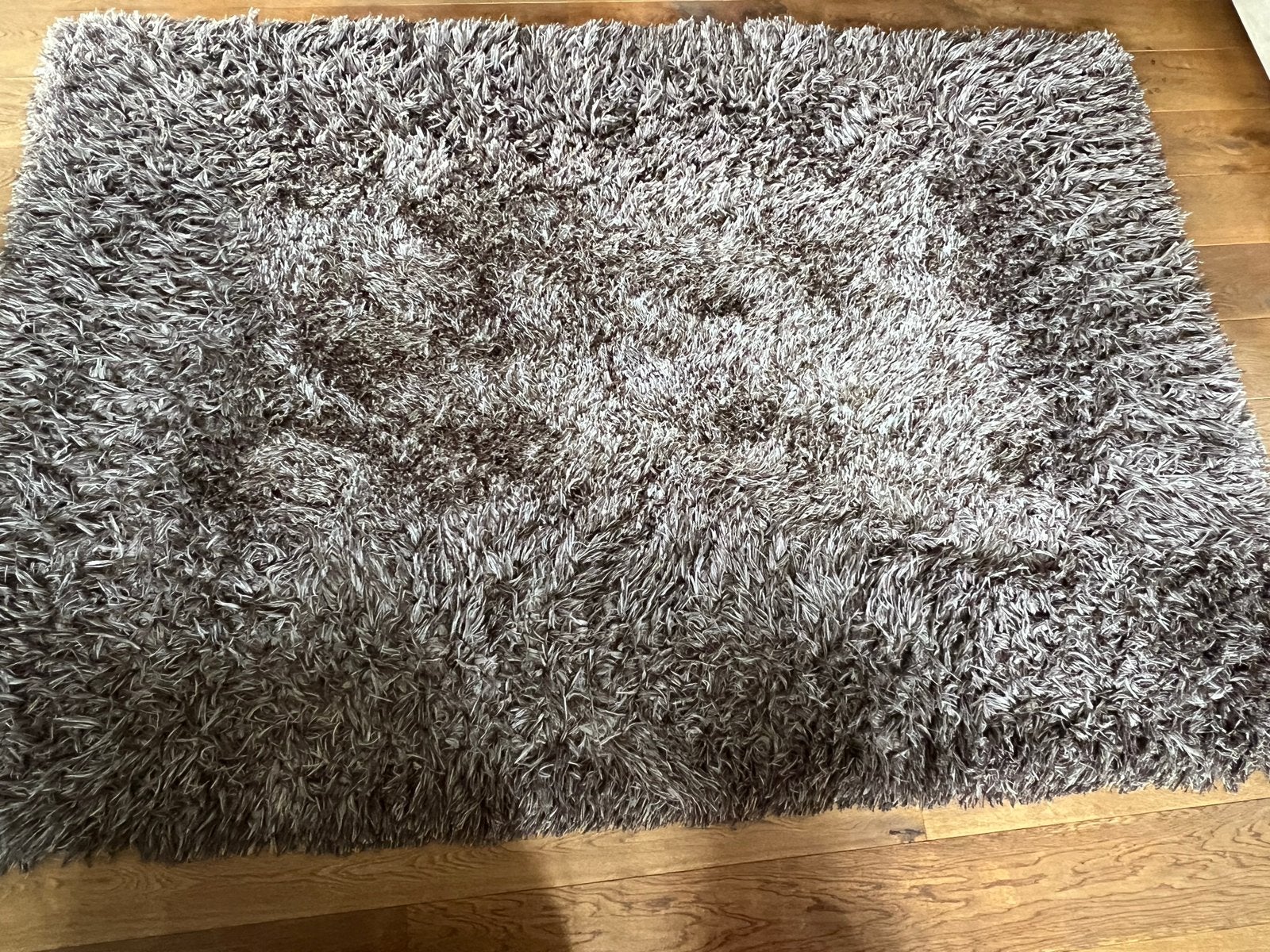 Hoogpolig vloerkleed grijs 160x230, Huis en Inrichting, Stoffering | Tapijten en Kleden, Ophalen, Gebruikt, 150 tot 200 cm, 200 cm of meer