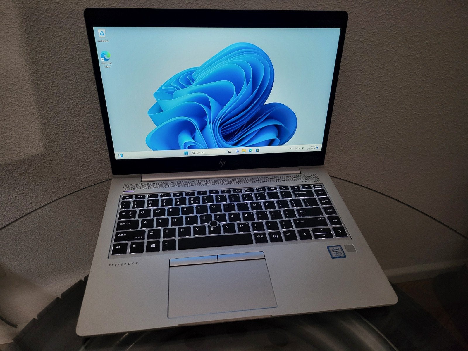 Stevige HP EliteBook 840 G6 i5 - lichtgevende toetsenbord, Computers en Software, Windows Laptops, 256 GB, 2 tot 3 Ghz, Qwerty