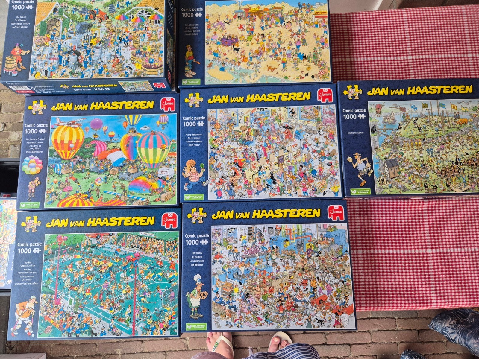 Jan van Haasteren puzzels., Ophalen, 500 t/m 1500 stukjes, Zo goed als nieuw