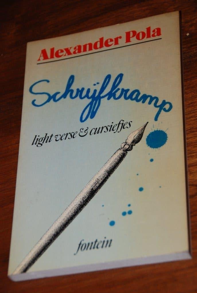 Schrijfkramp., Ophalen of Verzenden, Gelezen, Alexander pola, Eén auteur