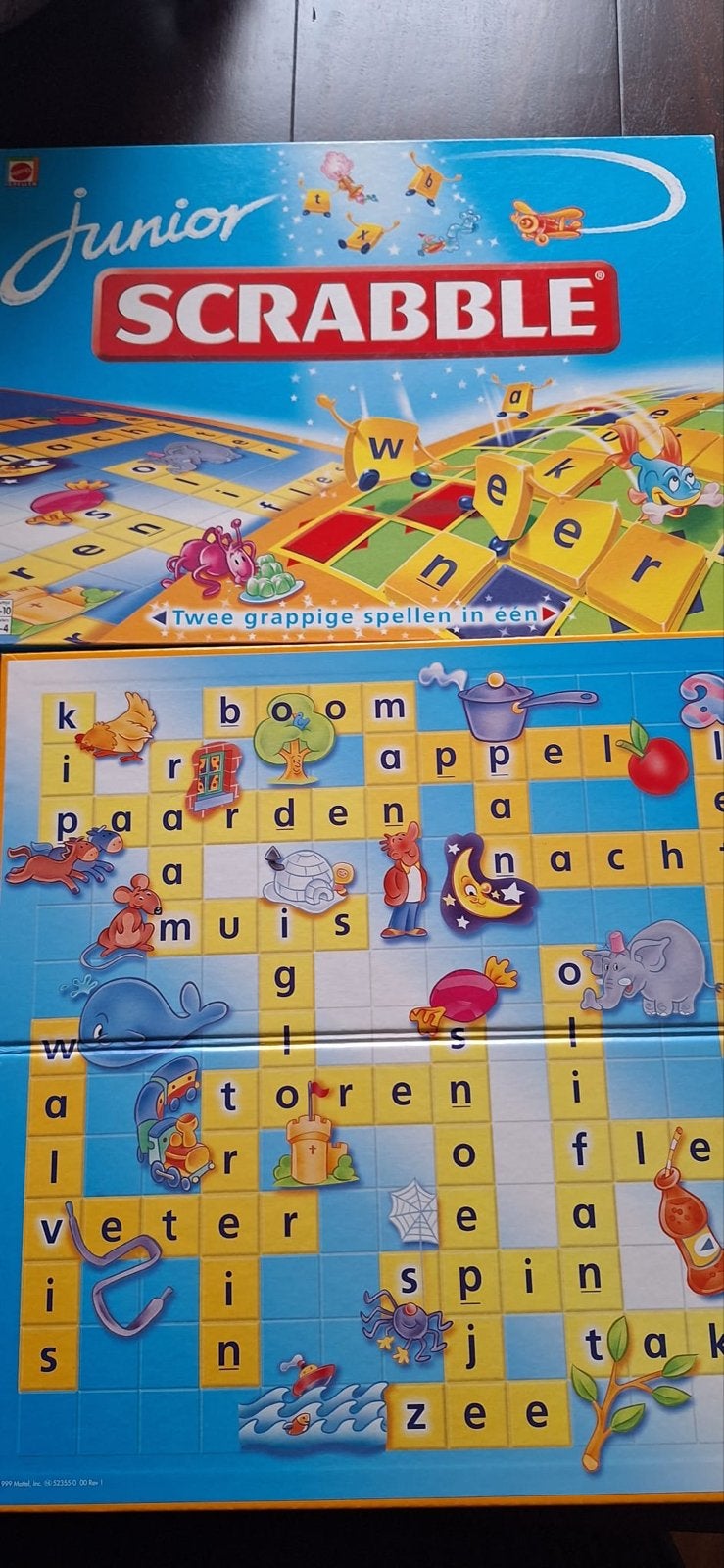 Junior Scrabble, Trivial Pursuit en Vier op 'n rij, Een of twee spelers, Ophalen of Verzenden, Gebruikt