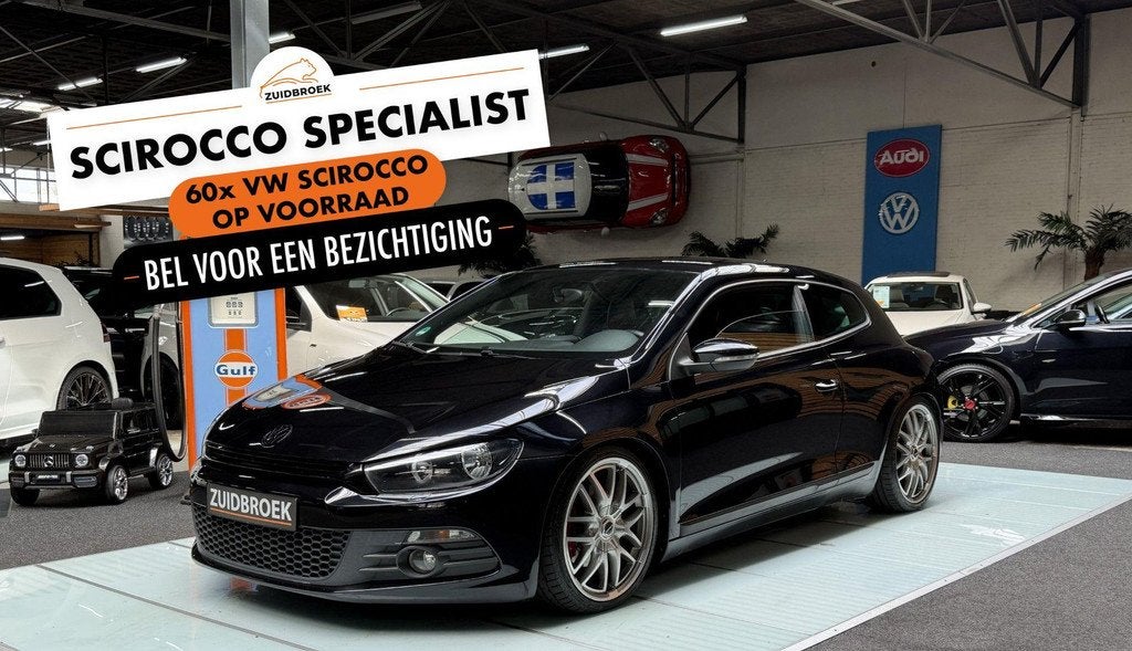 Volkswagen Scirocco 2.0 DSG! Leer! Cruise! Clima! (bj 2010), Automaat, Gebruikt, 4 cilinders, 1984 cc