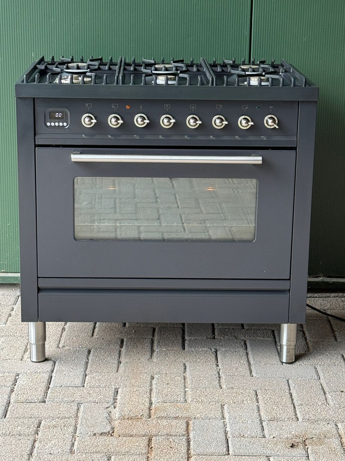 Boretti Gasfornuis 300 graden oven, Ophalen, Warmhoudplaat, 60 cm of meer, 4 kookzones