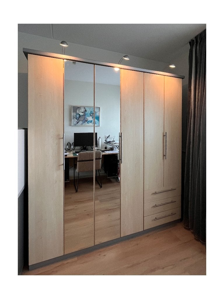 Kleding en of opberg kast (bxhxd 180x200x58 cm), Huis en Inrichting, Kasten | Kledingkasten, Overige materialen, Gebruikt, 150 tot 200 cm