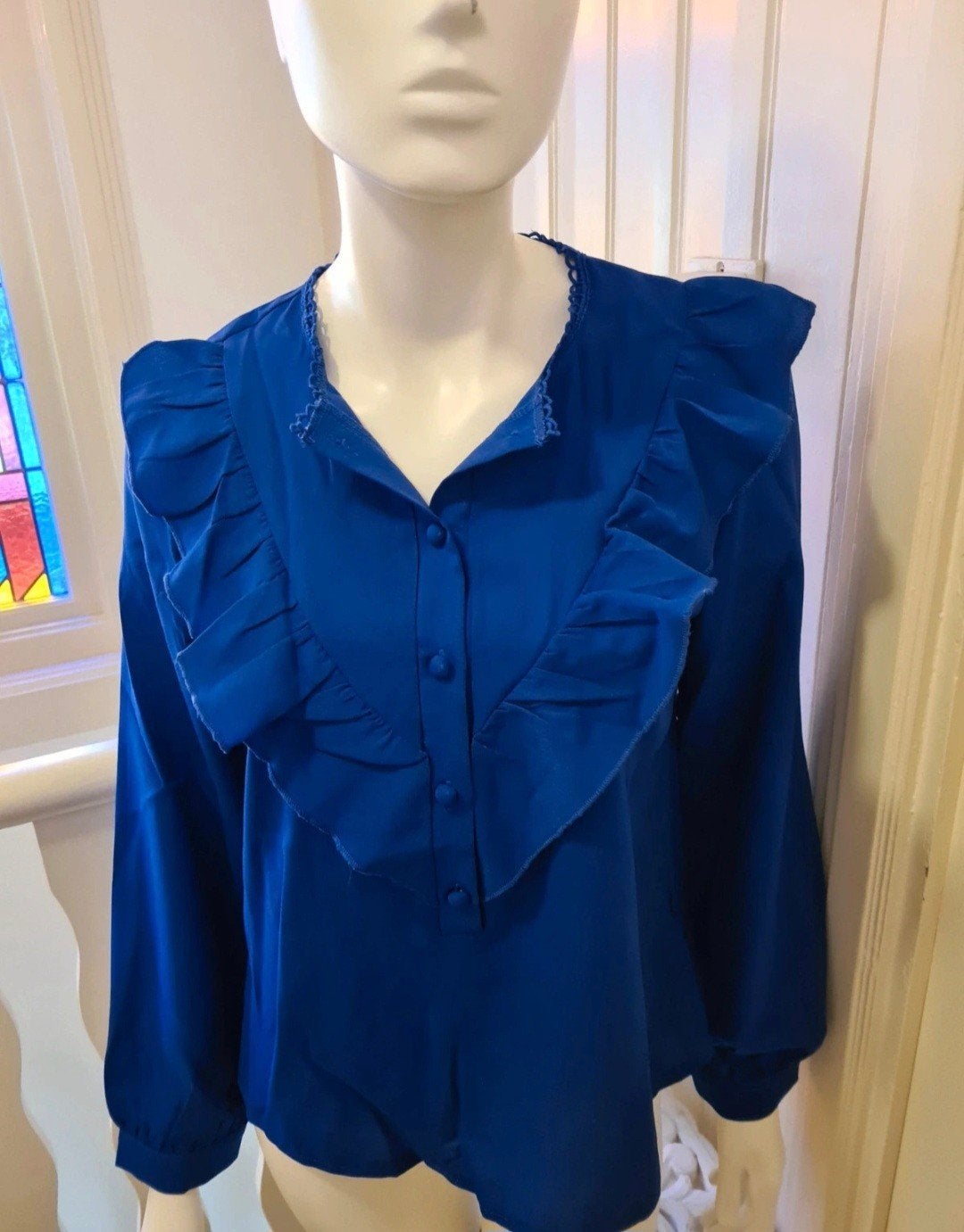 Blauwe blouse, Shein, Ophalen of Verzenden, Nieuw, Blauw