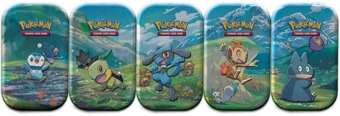 Pokémon Sinnoh Stars Mini Tin Sword & Shield, Ophalen of Verzenden, Nieuw, Boosterbox, Foil