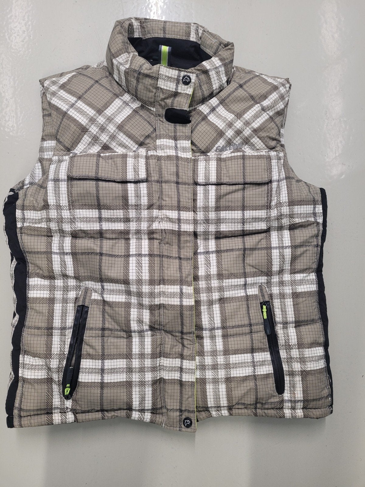 Falcon geruite bodywarmer maat L, Falcon, Maat 42/44 (L), Ophalen of Verzenden, Zo goed als nieuw