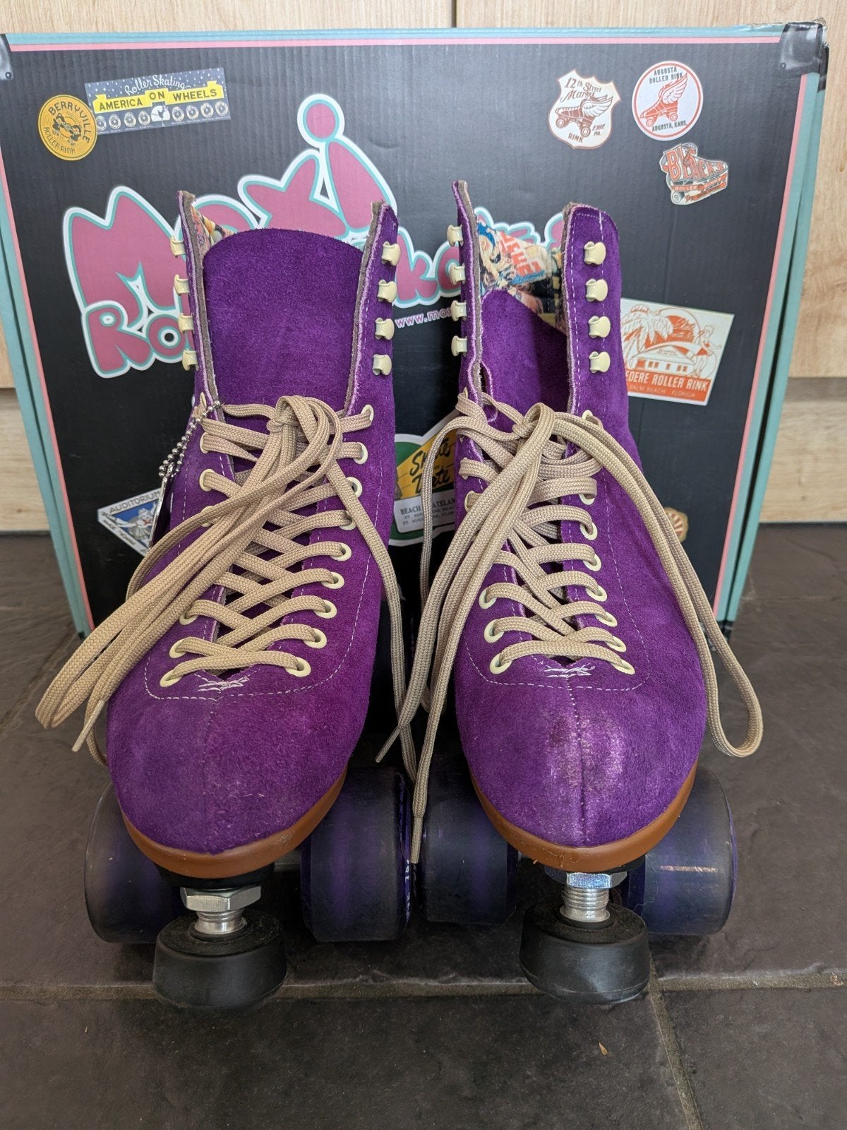 Moxi Lolly rolschaatsen - Paars - Maat 39, Ophalen of Verzenden, Gebruikt