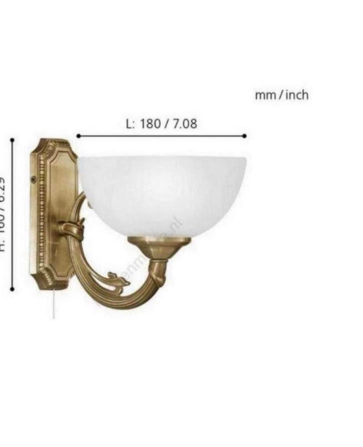 Wandlamp SAVOY - Set van 2, Ophalen of Verzenden, Klassiek, Zo goed als nieuw, Goud