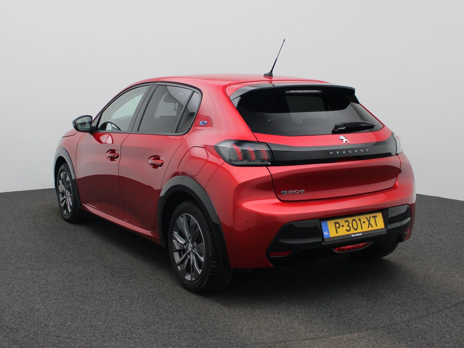 Peugeot e-208 EV Allure Pack 50 kWh | 1e-Eig. | SoH 90,56% |, 136 pk, Gebruikt, Leder en Stof, Origineel Nederlands