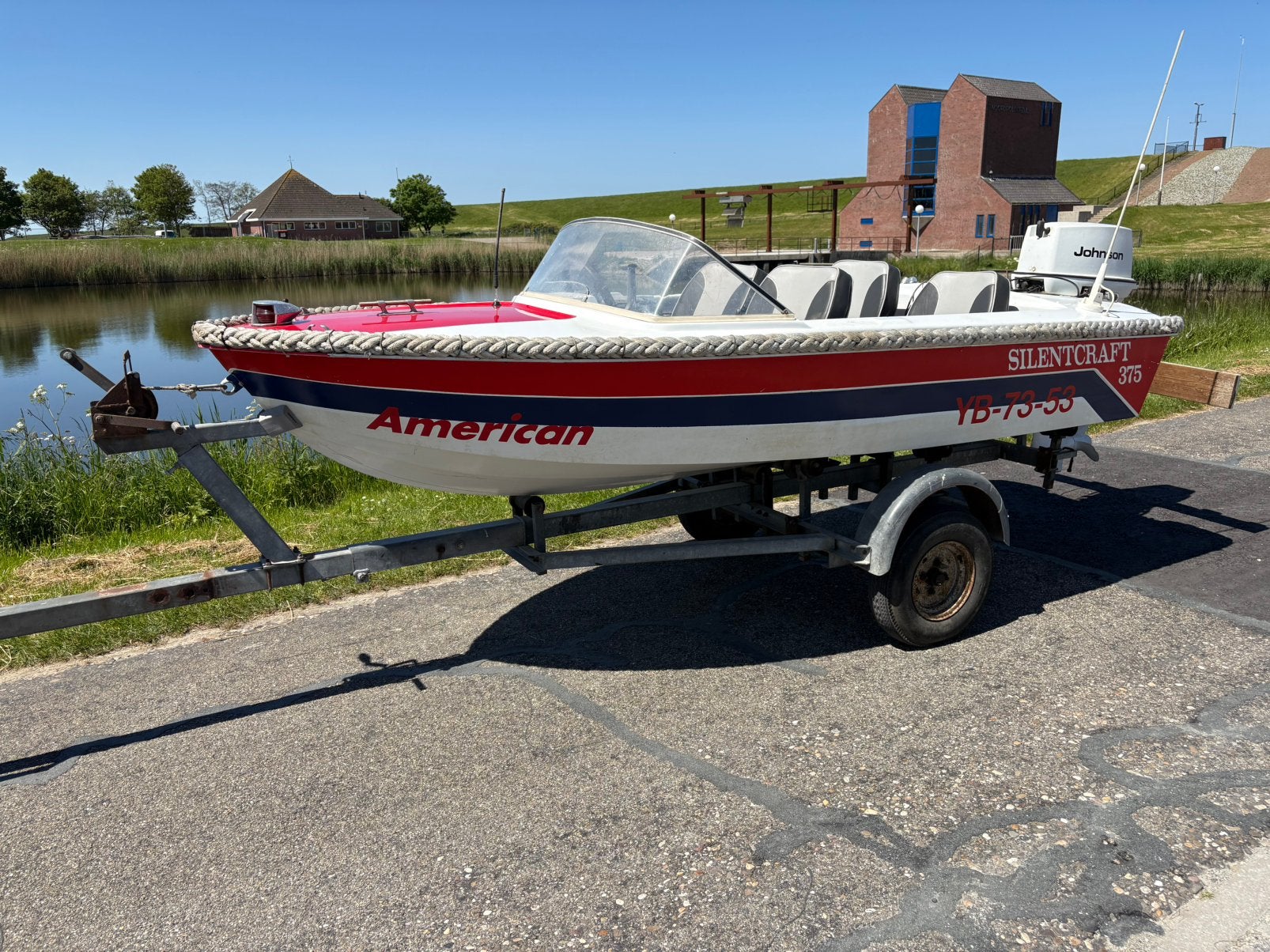 Speedboot met trailer, Gebruikt, Ophalen of Verzenden, Benzine, Minder dan 70 pk