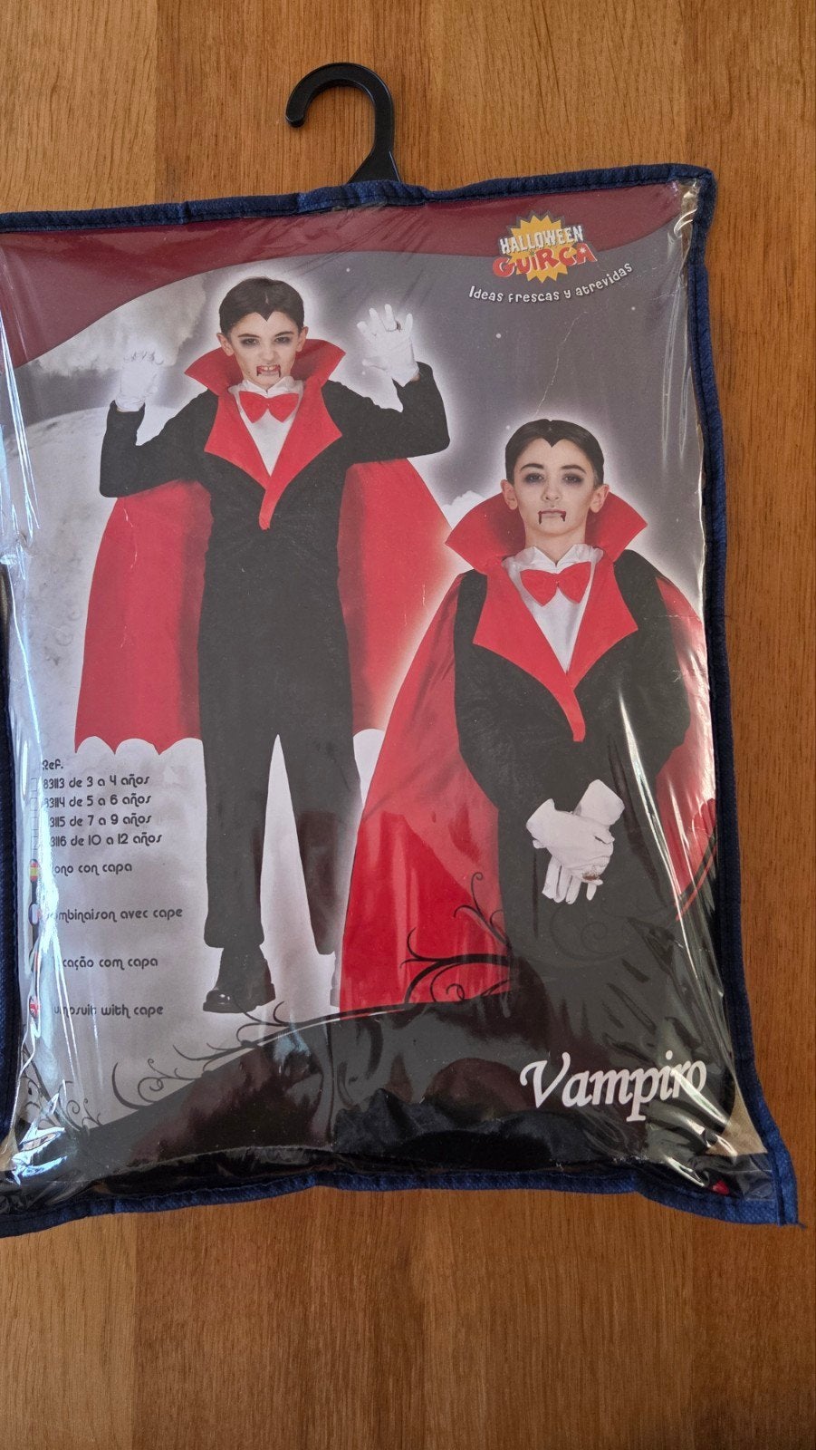 Vampier Dracula kostuum, Ophalen, Gebruikt, Jongen of Meisje