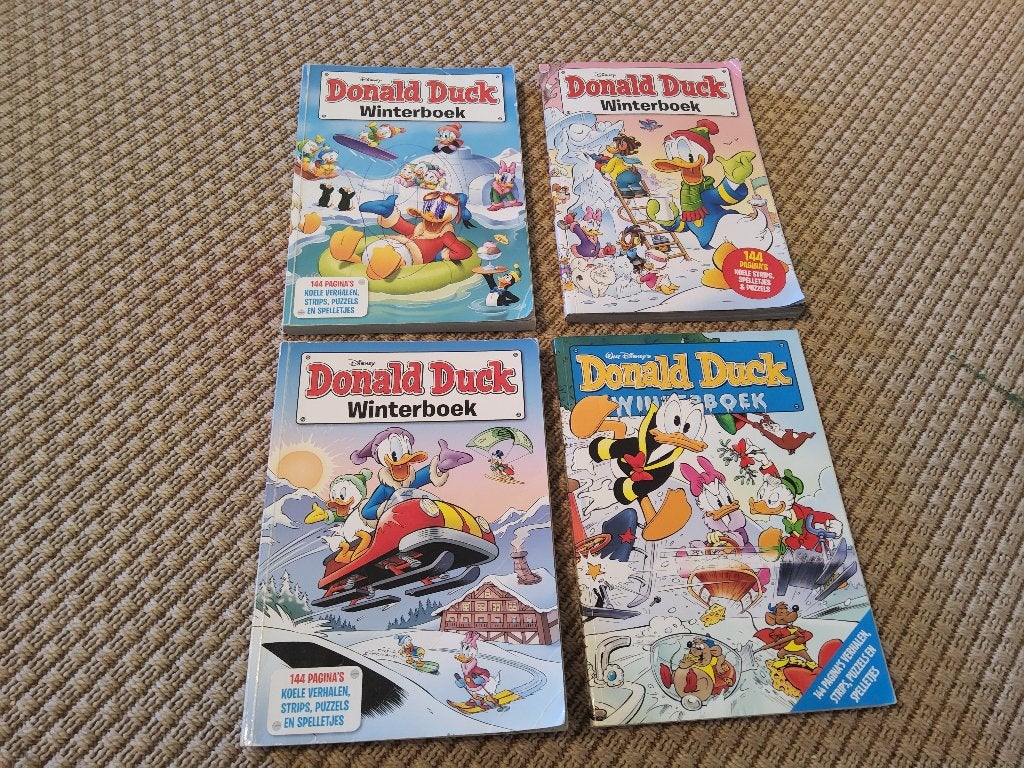 Donald Duck, Gelezen, Walt Disney, Ophalen of Verzenden, Meerdere stripboeken
