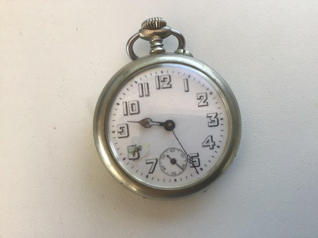 Zakhorloge anno 1910, Verzenden, Staal, Overige merken, 1900 tot 1930