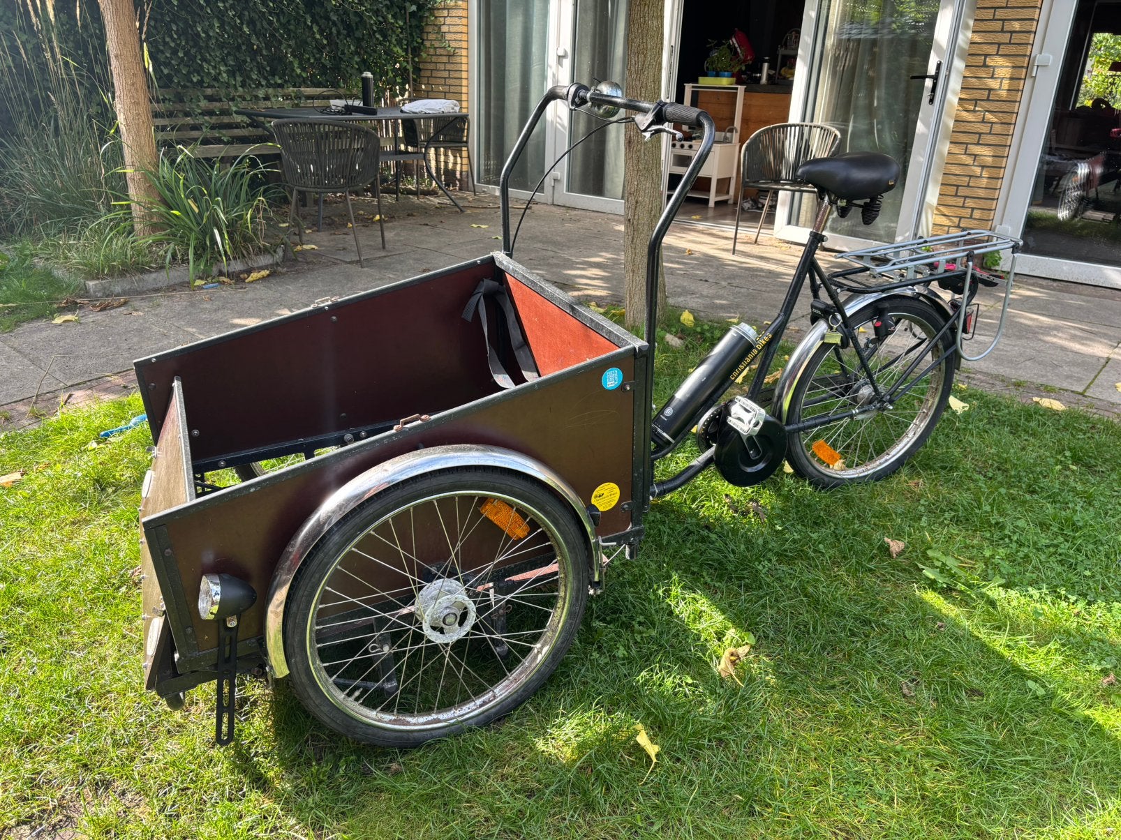 Electrische rolstoel bakfiets, rolstoelbakfiets, Fietsen en Brommers, Gebruikt, Elektrisch, 1 kind, Ophalen