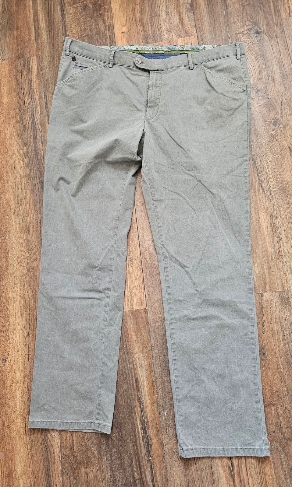 Meyer groene heren broek mt 28 in zeer goede staat, Ophalen of Verzenden, Zo goed als nieuw, Groen