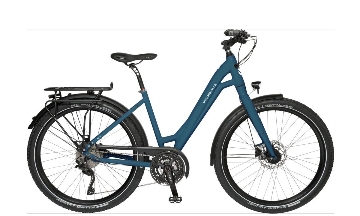 Velo de Ville A400 30v Deore Wave Dames Night Blue Matt 45cm, Fietsen en Brommers, -, -, Nieuw, Minder dan 47 cm