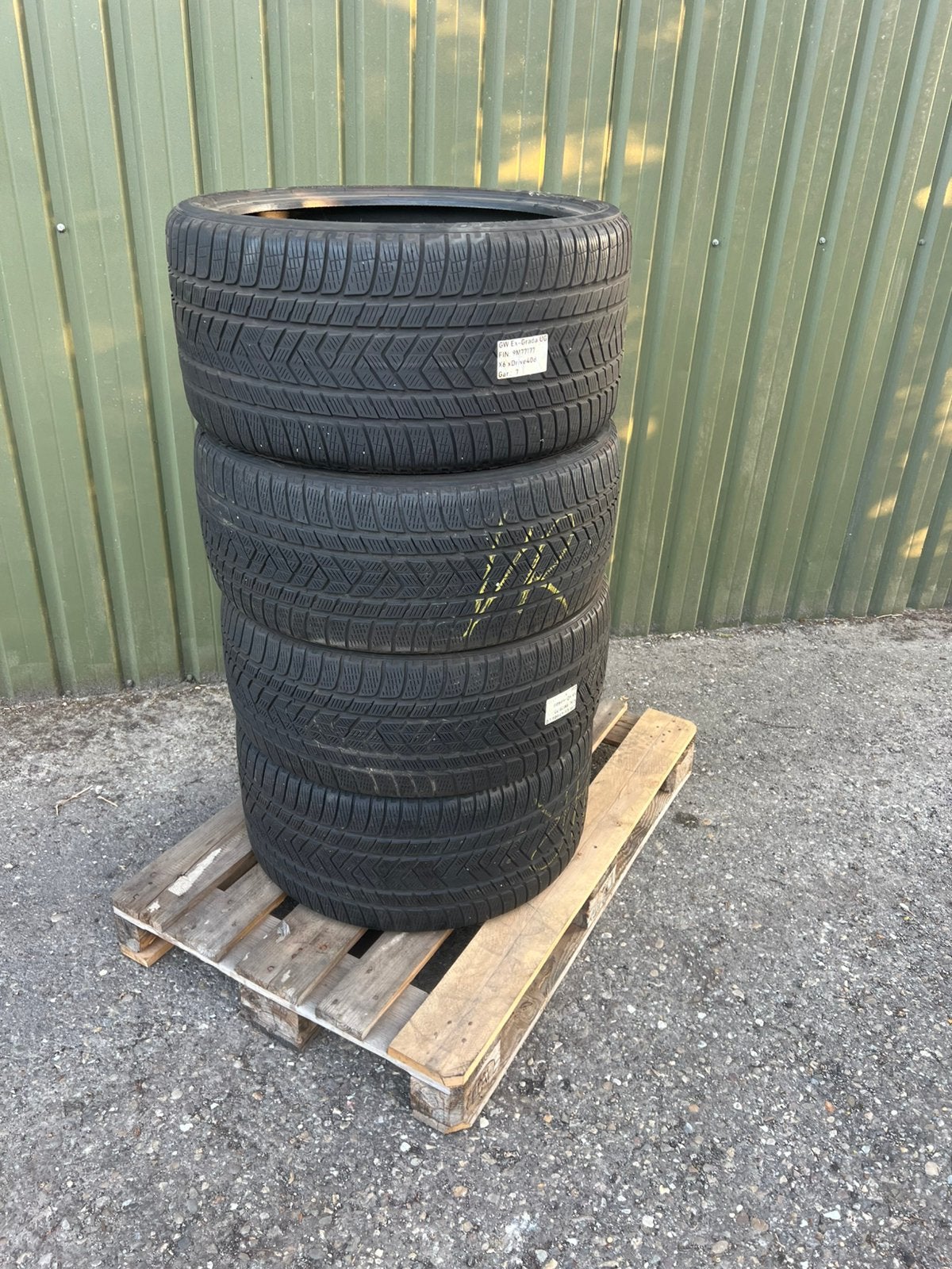 Pirelli BMW X6 winterbandenset 315/30R22 Scorpion 4 stuks, Ophalen, Zo goed als nieuw