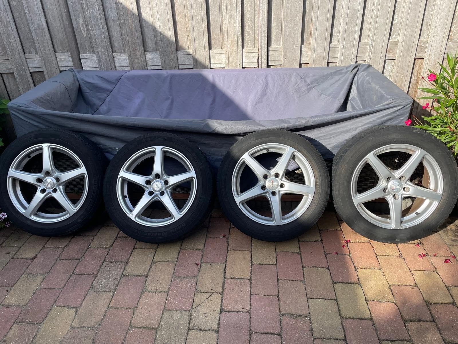Winterbanden met velgen voor o.a. Audi A8 - 5x112, Ophalen, Gebruikt, Audi
