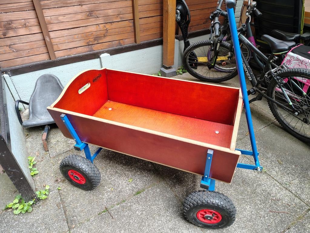 Izgst Berg bolderkar hout 40 x 86, Ophalen, Opvouwbaar, Zo goed als nieuw