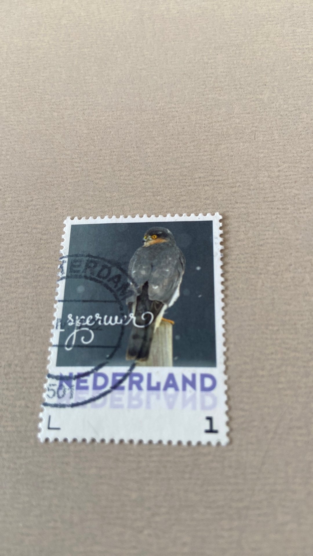 Nederland, Verzenden, Gestempeld