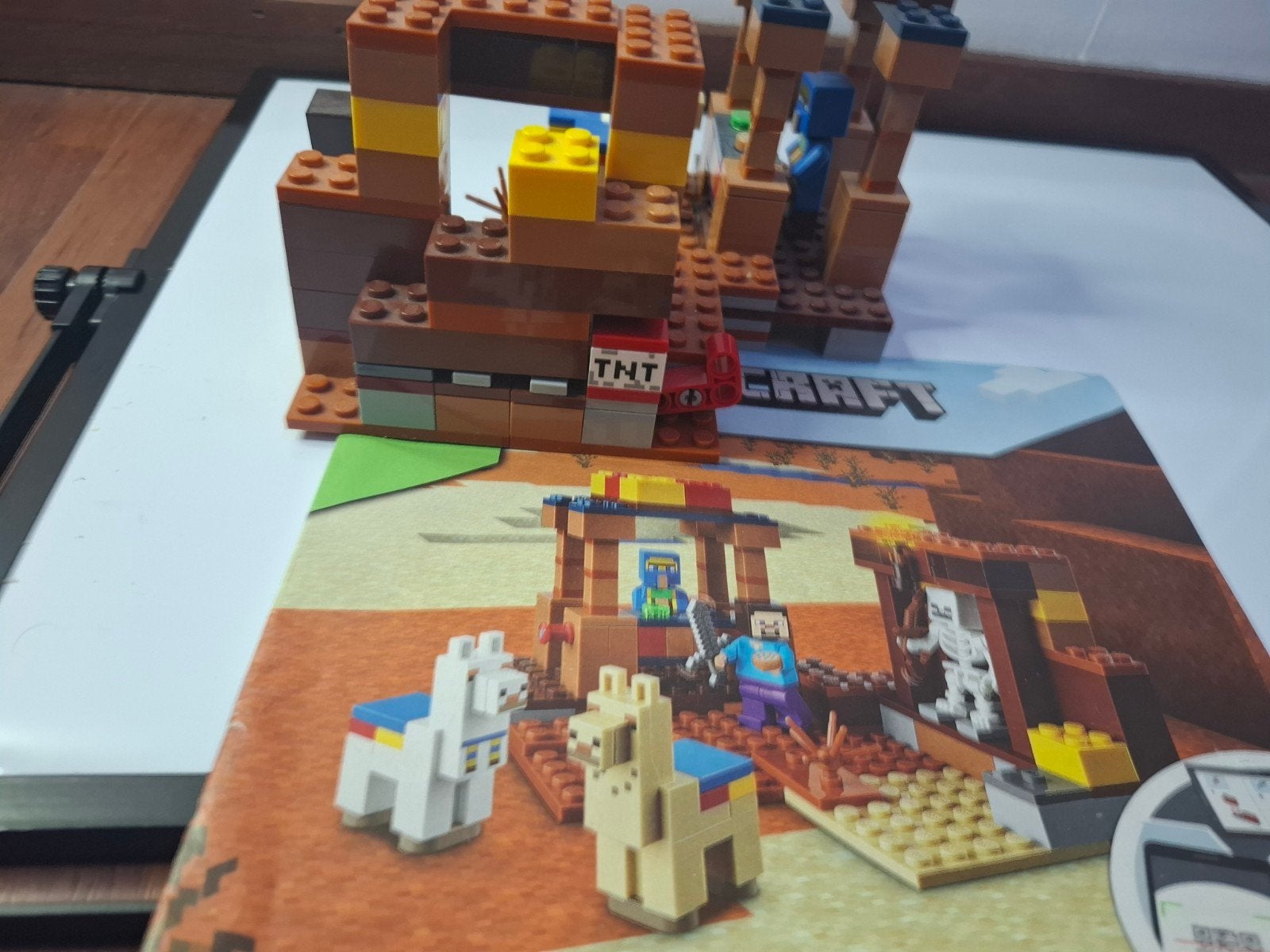 LEGO Minecraft 21167 De Handelspost - 100% compleet, Gebruikt, Minecraft, Lego, Ophalen of Verzenden