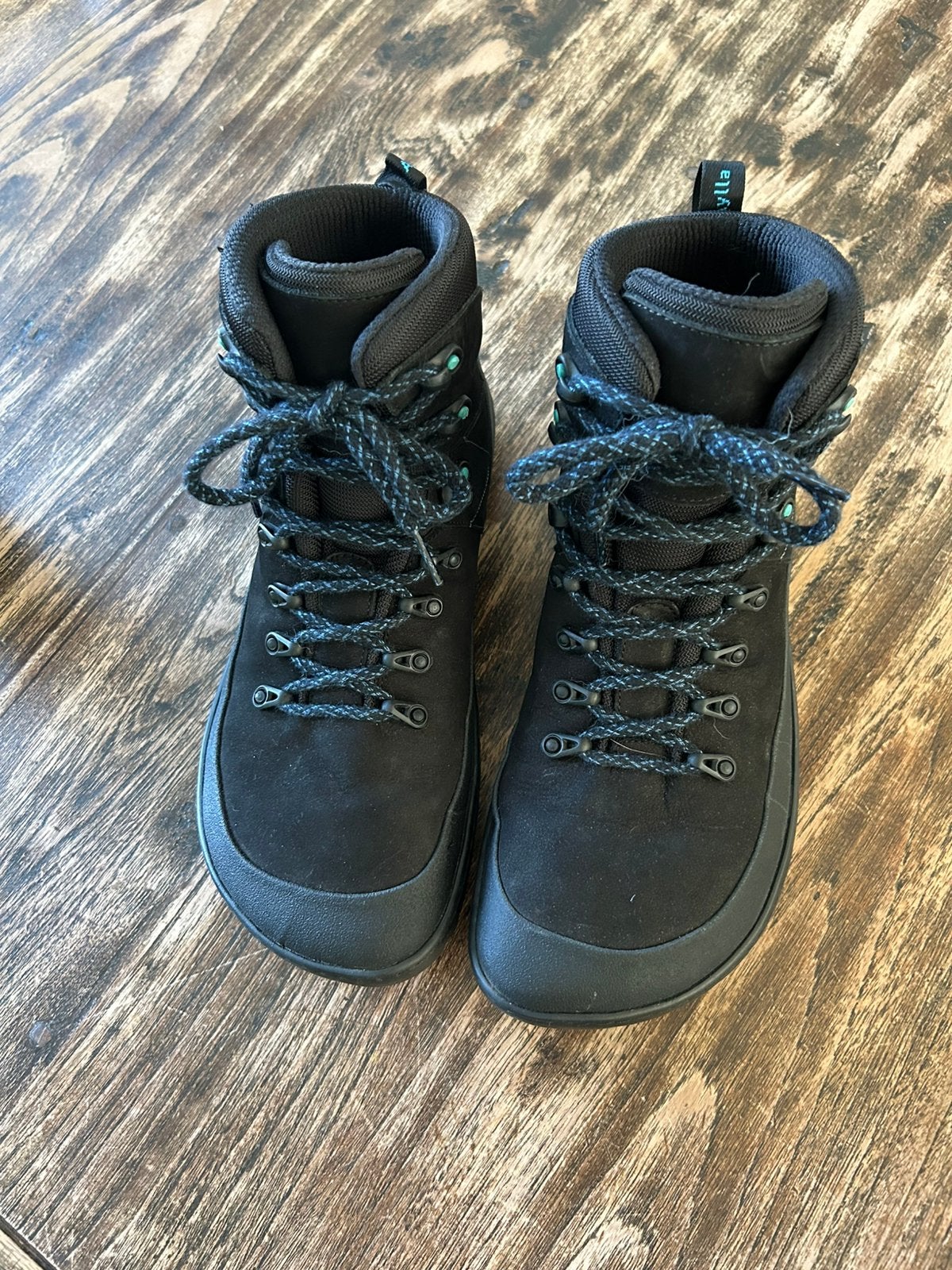 Barefoots, leer, zwart, Aylla, maat 44, Sport en Fitness, Bergsport en Wandelen, Ophalen of Verzenden, Zo goed als nieuw, Schoenen